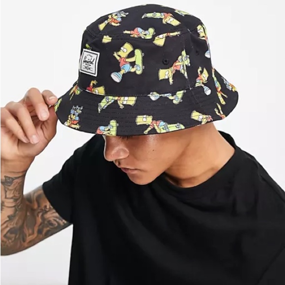 Herschel Supply Co Bart Simpson bucket hat